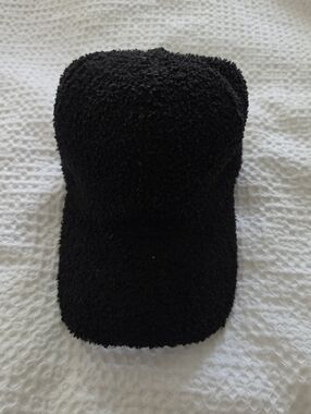 Black Sherpa Baseball Hat